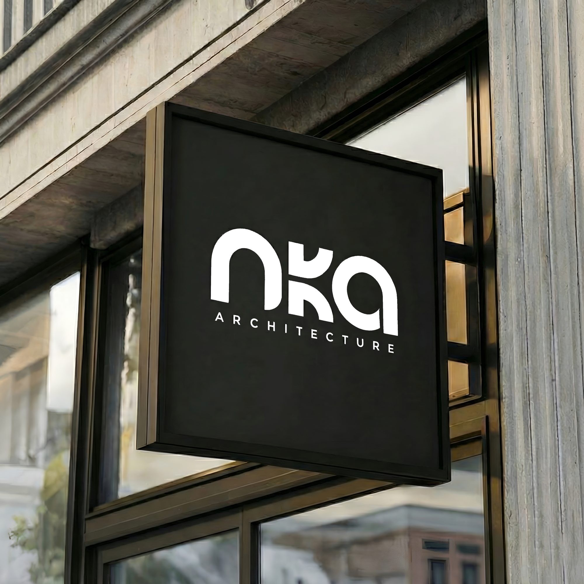 NKA Mimarlık sign